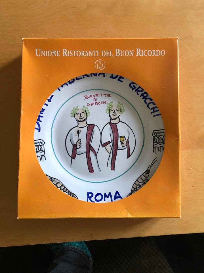Buon Ricordo イタリア絵皿　Roma