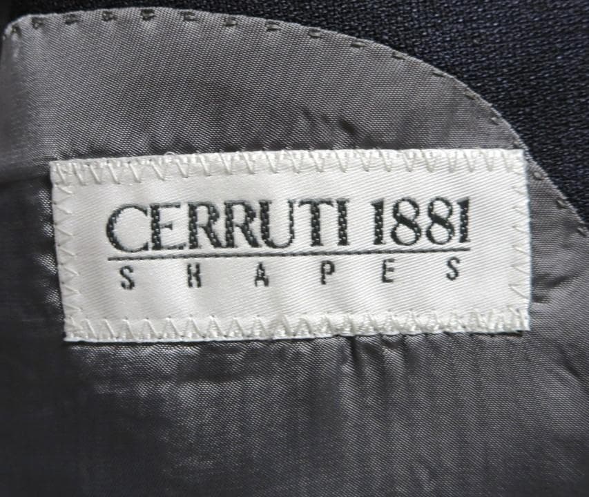 未使用 チェルッティCERRUTTI ウール／絹 ジャケット 濃紺 日本製 44
