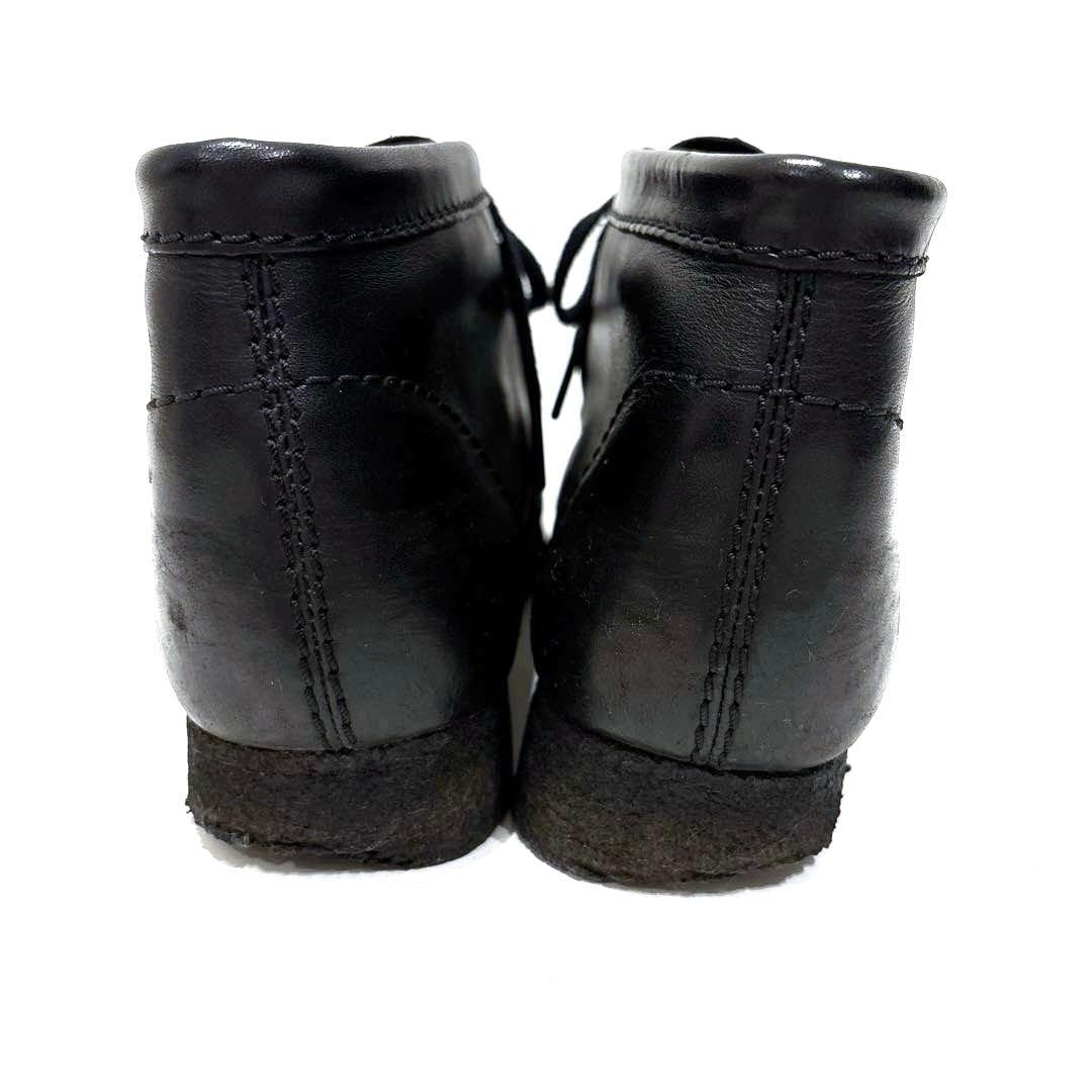 CLARKS クラークス ワラビーブーツ レザー スタンダード シューズ 黒 革