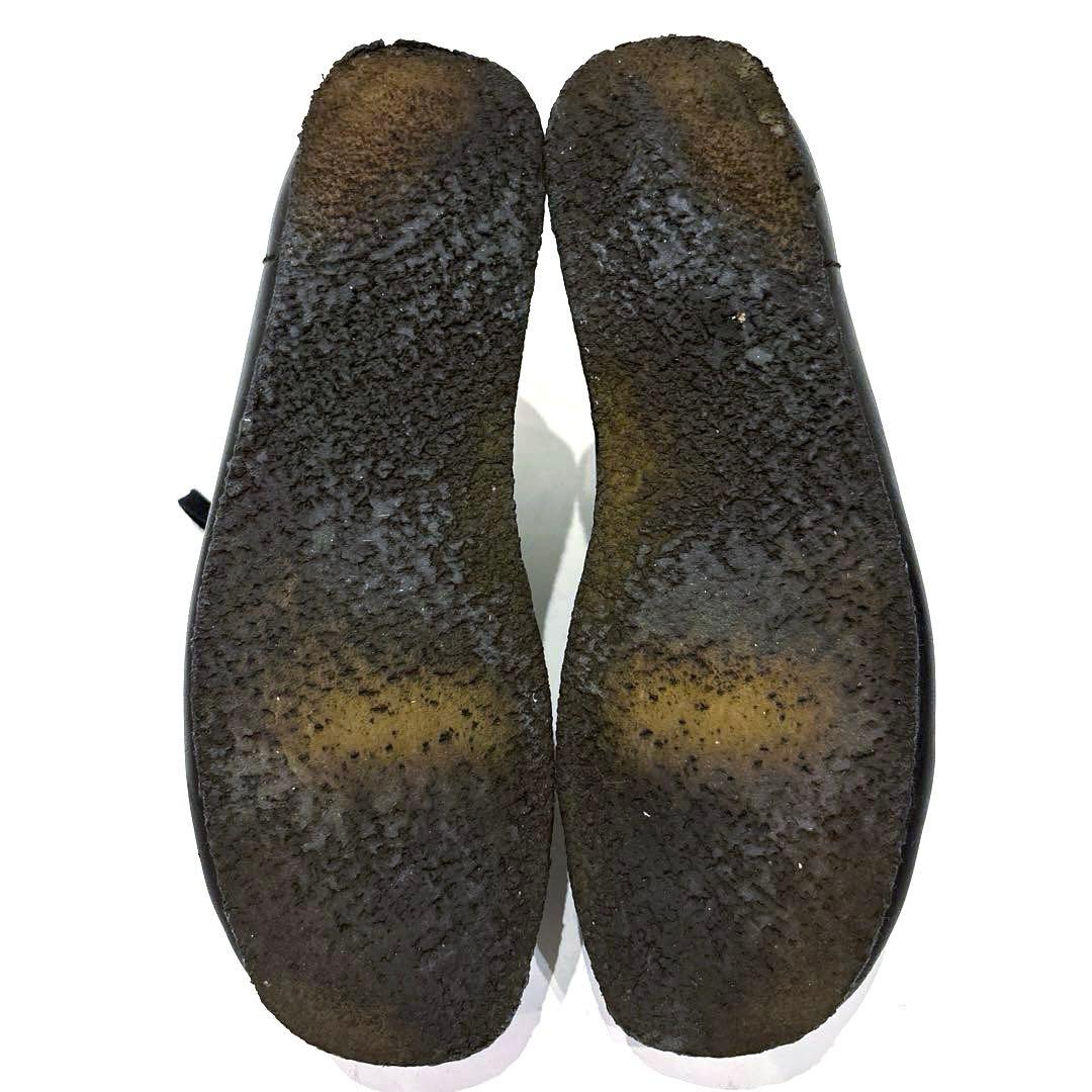 CLARKS クラークス ワラビーブーツ レザー スタンダード シューズ 黒 革