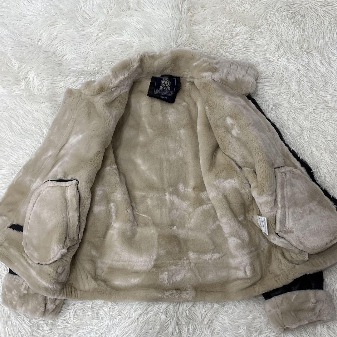 yummy　BOSS ムートンジャケット　XL 2000年記念モデル