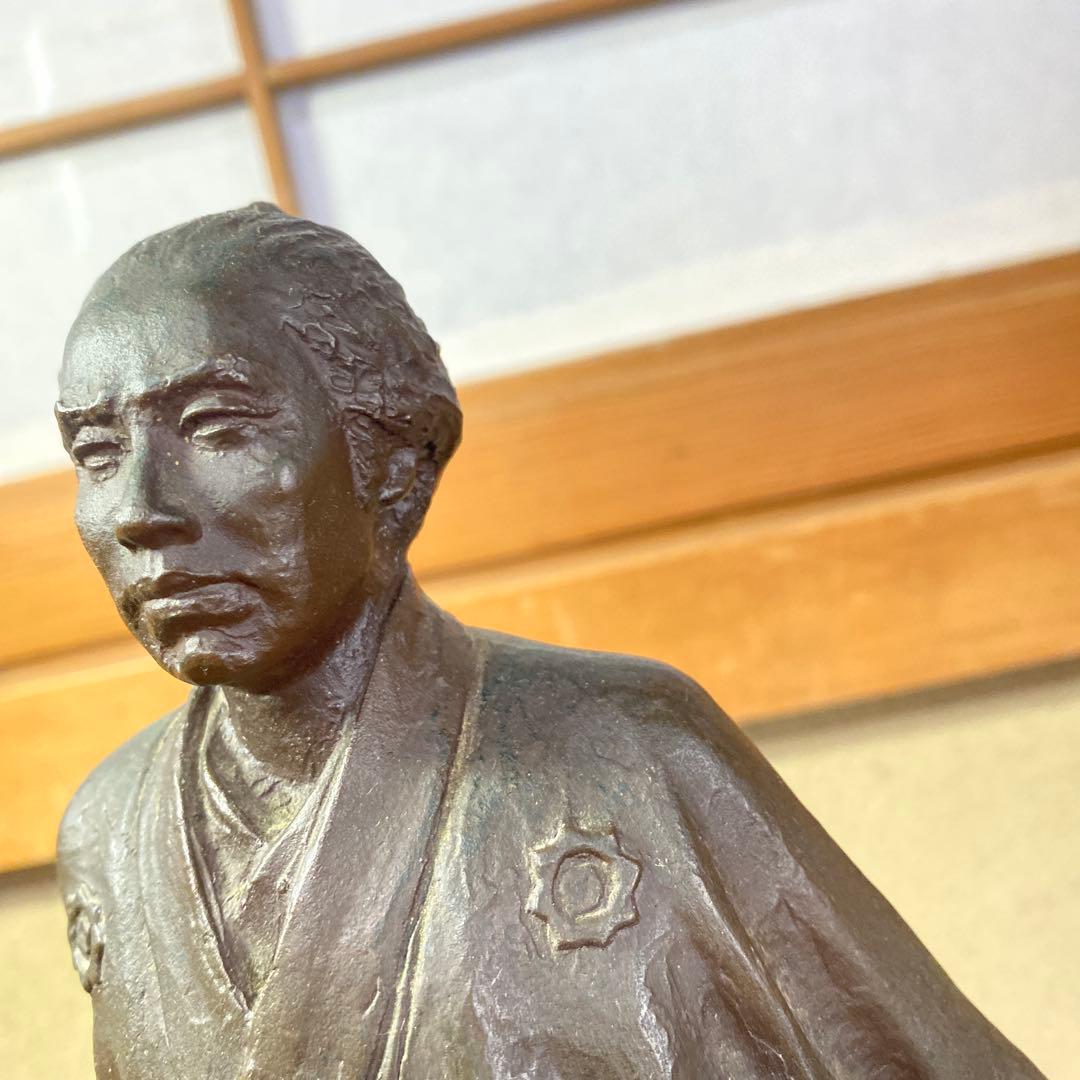 専用　喜多敏勝作　銅器　坂本龍馬像　31cm9cm12.5acm