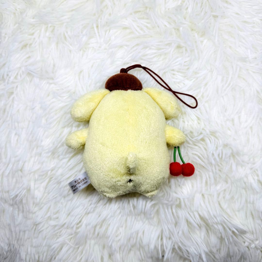 希少 美品 ポムポムプリン さくらんぼ マスコット ぬいぐるみ