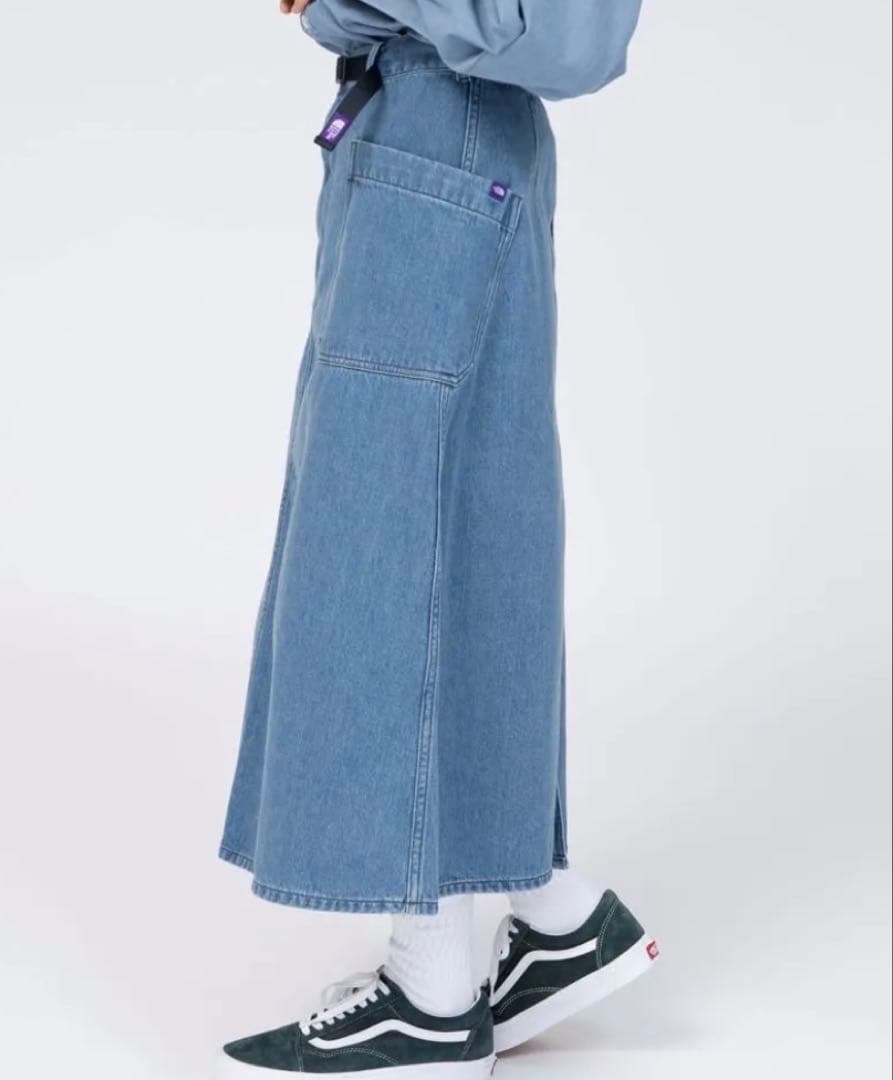 ☆新品☆ザ・ノースフェイスパープルレーベルDenim Field Skirt