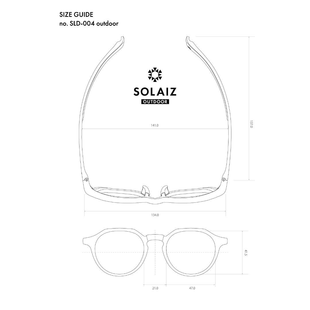 ソライズ アウトドア 偏光サングラス SLD-004 SOLAIZ SAKURA