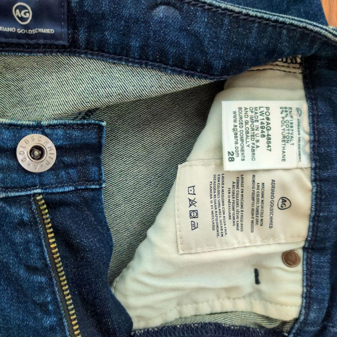 新品未使用AG　THE PRIMA CROP クロップドデニム　28インチ