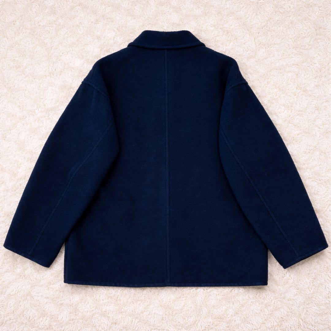美品✨DANTON ウールライトパイル カバーオールジャケット ネイビー 44