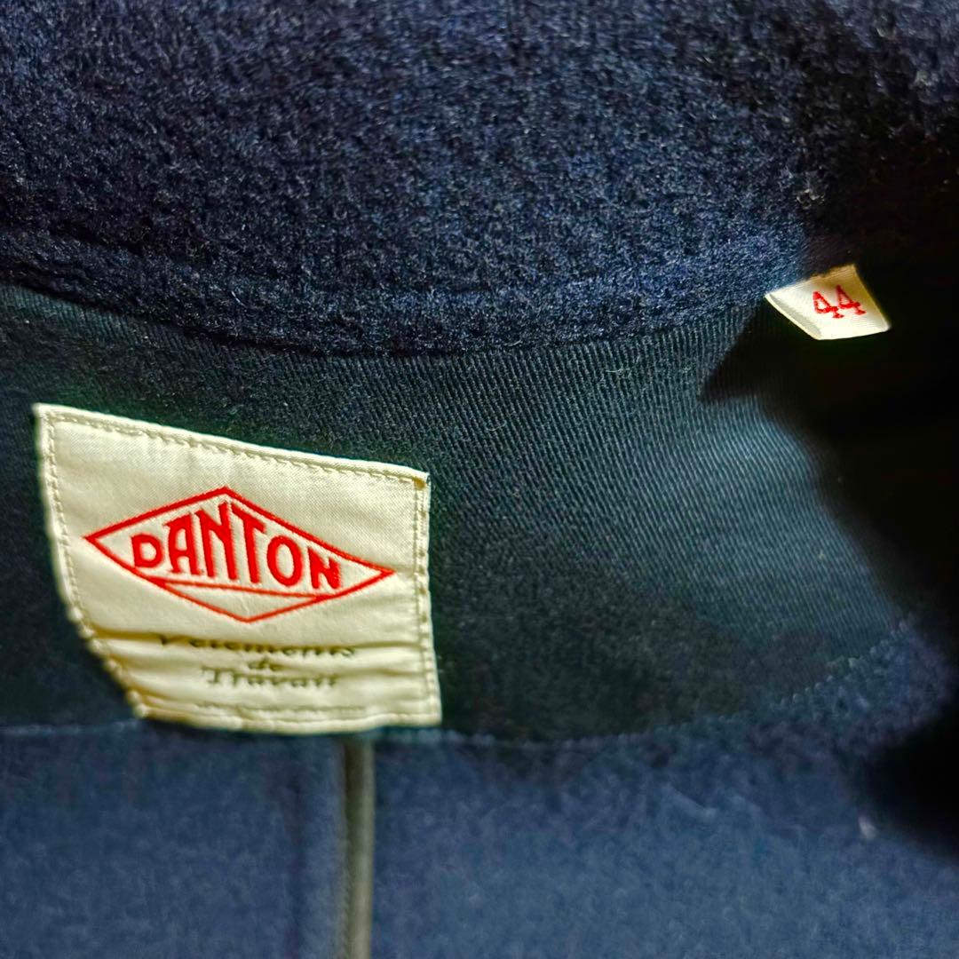 美品✨DANTON ウールライトパイル カバーオールジャケット ネイビー 44