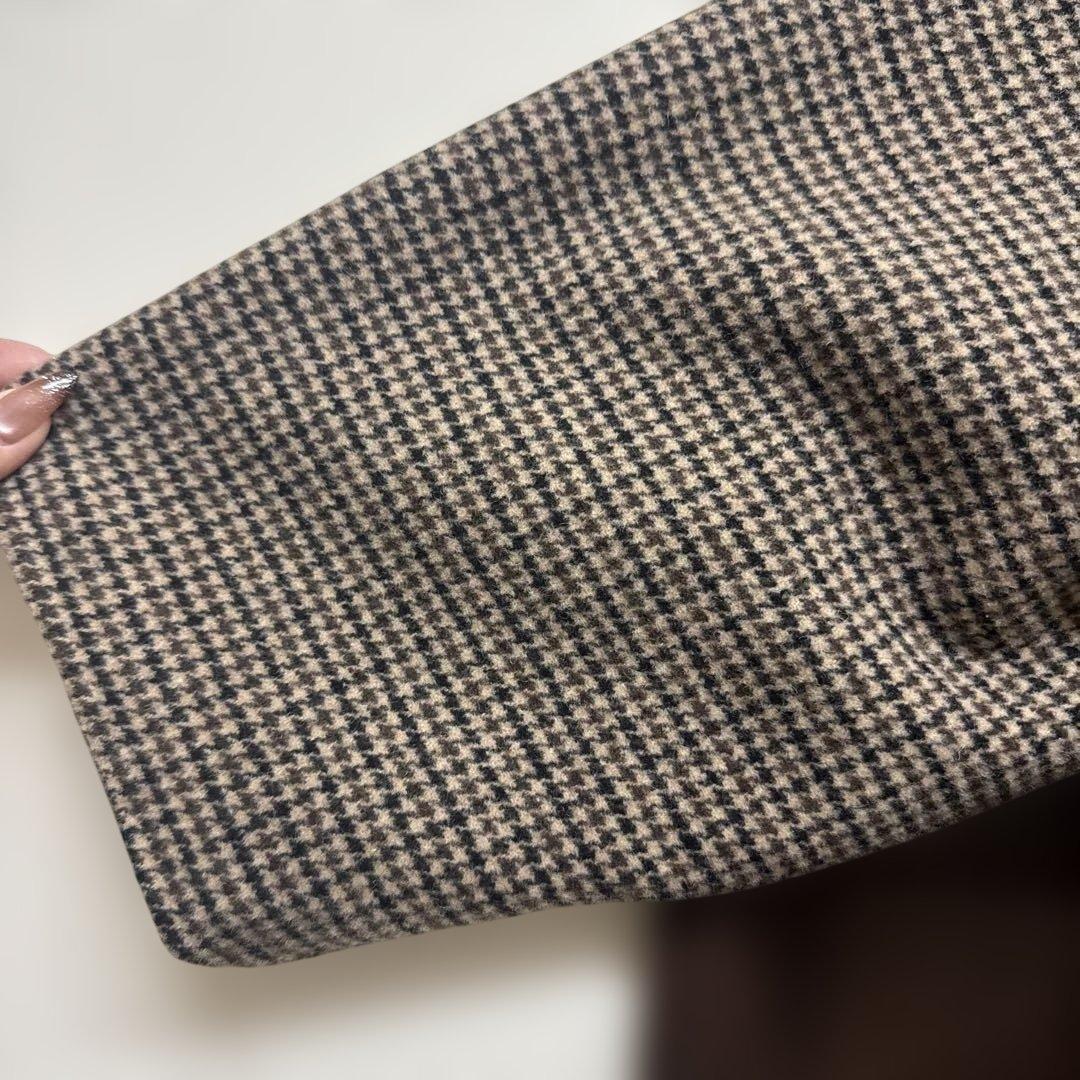 【翌日発送可能】Eaphi no collarチェックコート　エフィ