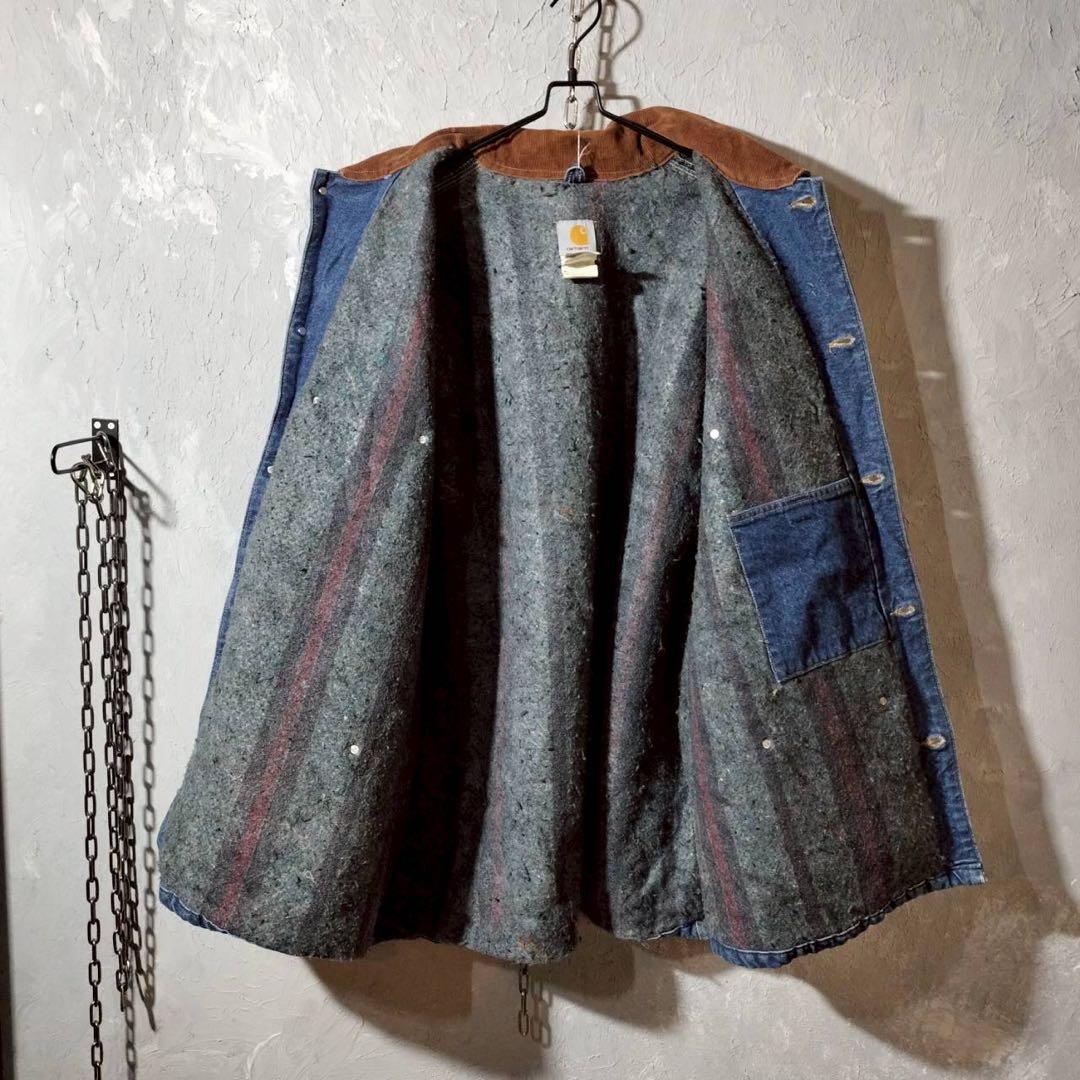 カーハート　ミシガンチョアコート　デニム　カバーオール　ワークジャケット　3XL