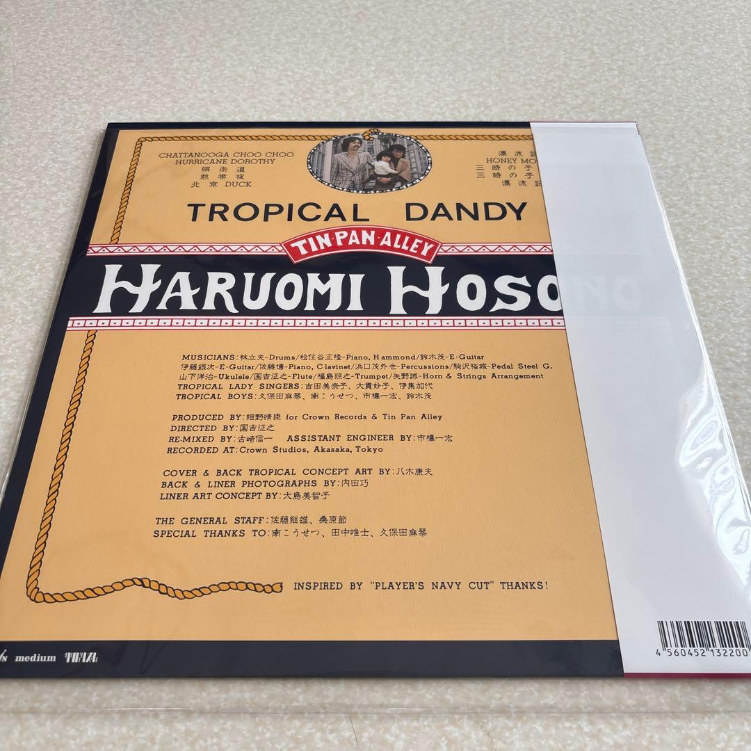 細野晴臣「TROPICAL DANDY」 LP アナログレコード カクバリズム