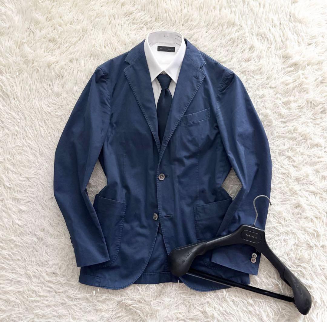 BOGLIOLI / COAT ブルー コットン ジャケット サイズ44
