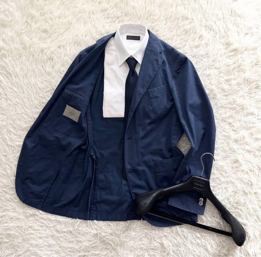 BOGLIOLI / COAT ブルー コットン ジャケット サイズ44