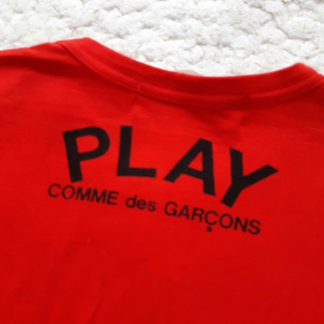 コムデギャルソン PLAY Tシャツ 半袖 赤　M