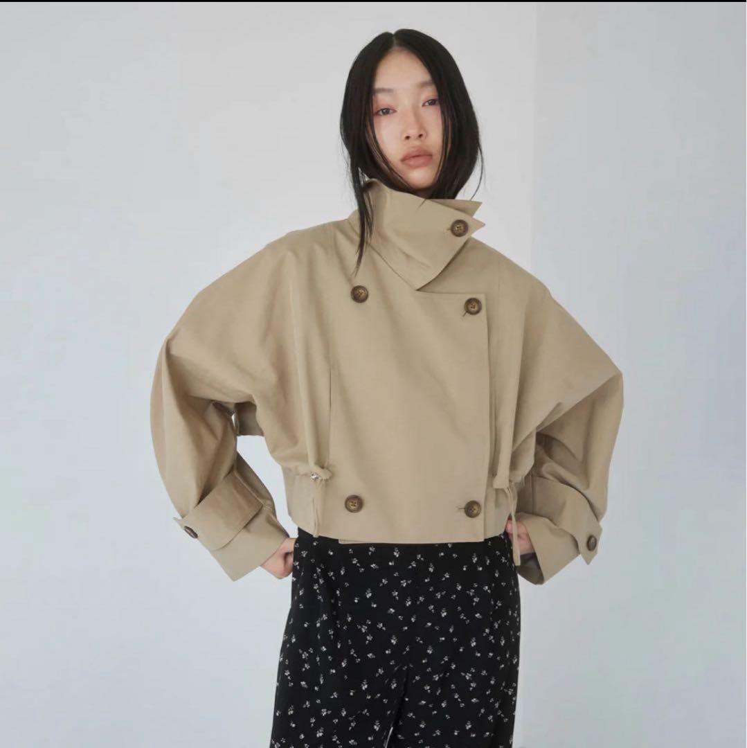 searoomlynn Multi collarショートトレンチコート