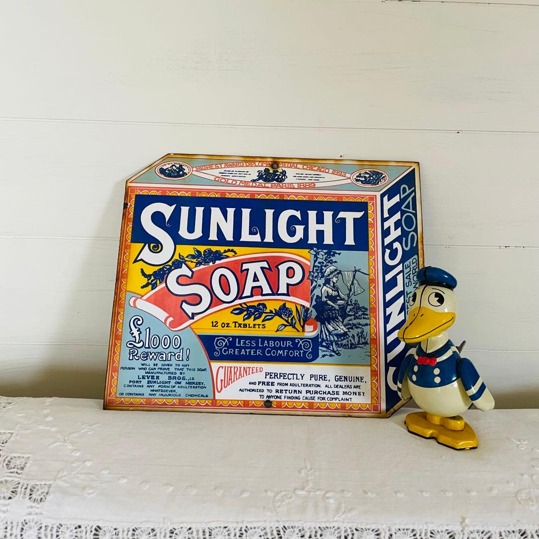 ¥9500→¥6800ヴィンテージ イギリス　ホーローサインボード