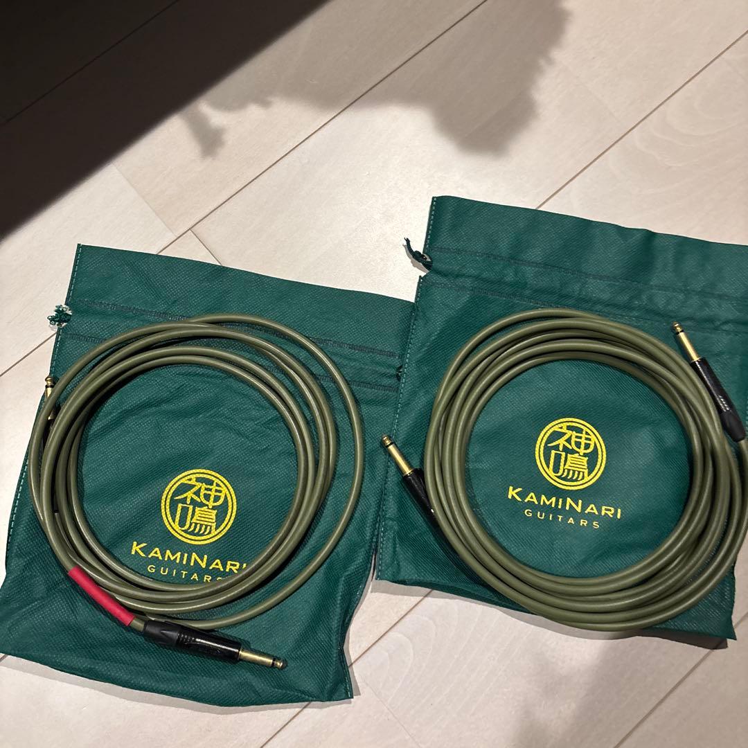 Kaminari 楽器用シールド 2本セット