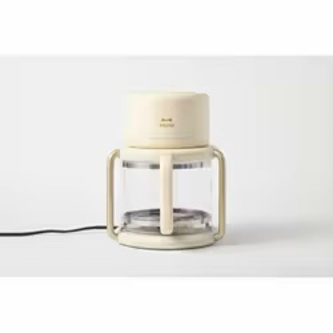 【保証付】BRUNO Glass Air Fryer Ivory