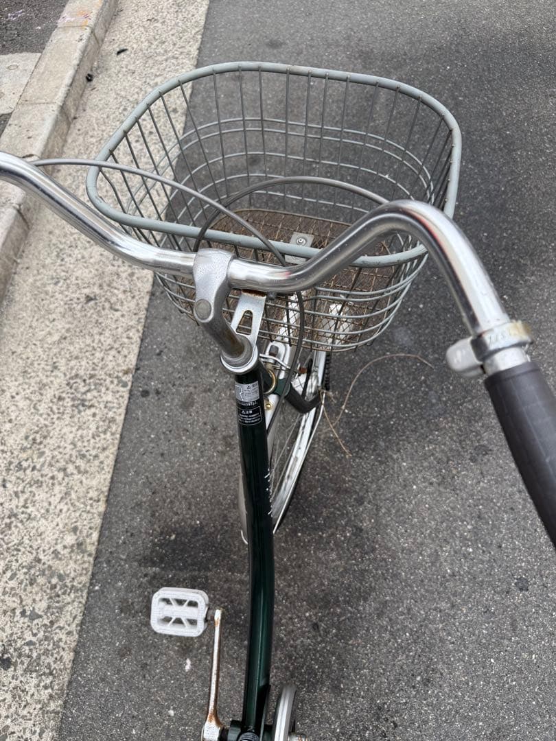 192 自転車 大阪市 【引取り限定】 26インチ 大きいカゴ