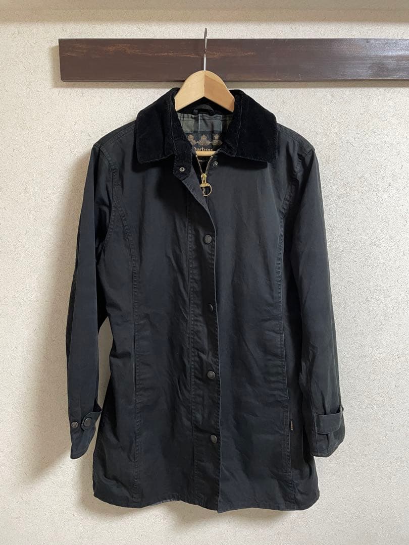 Barbour ノンワックスジャケット　ブラック