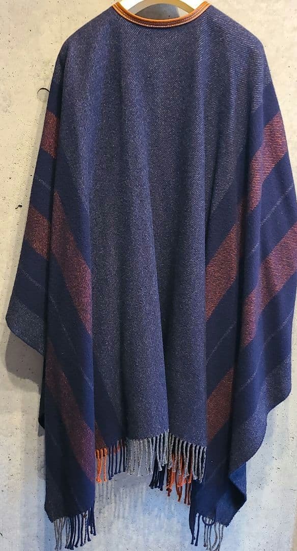 HERMES ショール 　ポンチョコート　☆ロカバール