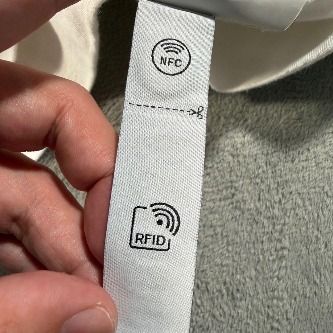 ストーンアイランド　長袖Tシャツ　ロンT ホワイト　Lサイズ