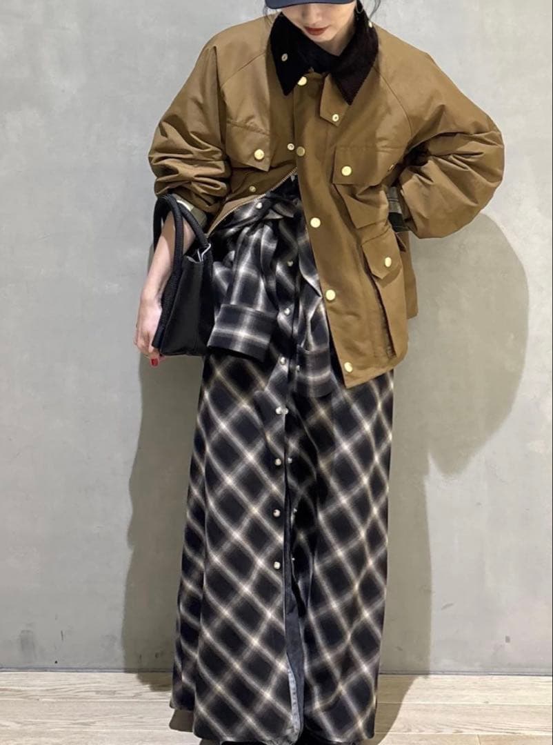 お値下げ！アダムエロペ《別注》【Barbour】4ポケットショートブルゾン