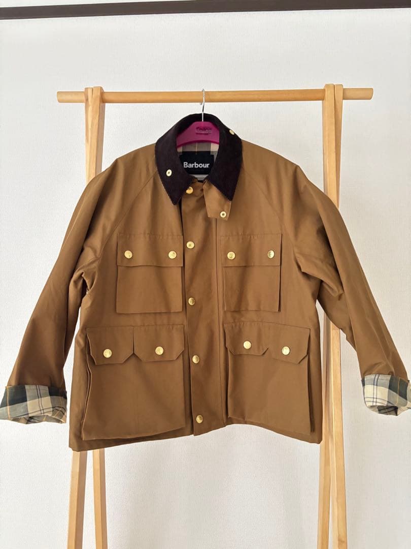 お値下げ！アダムエロペ《別注》【Barbour】4ポケットショートブルゾン