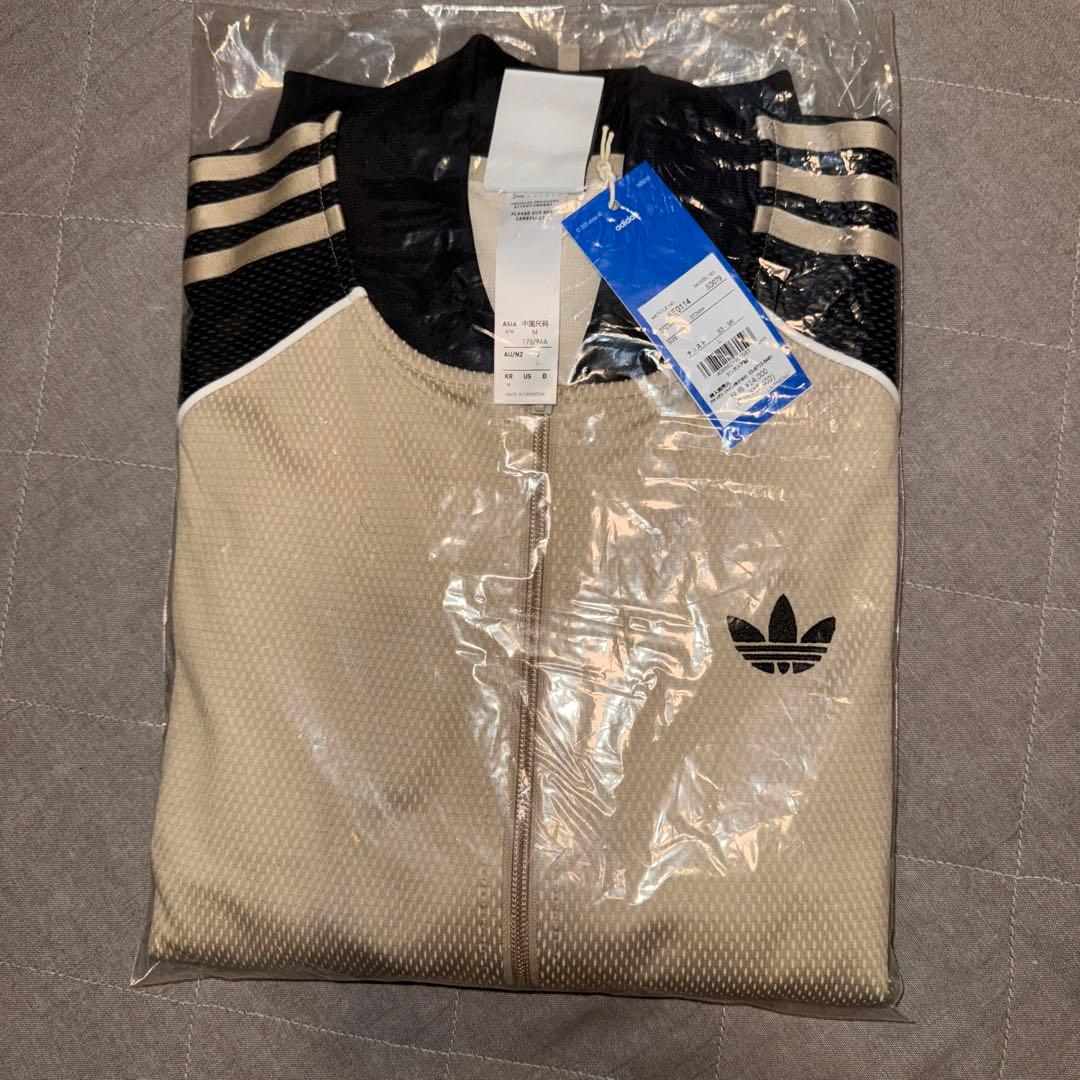 adidas 藤井風さん着用 ルーズメッシュトラックトップ Lサイズ
