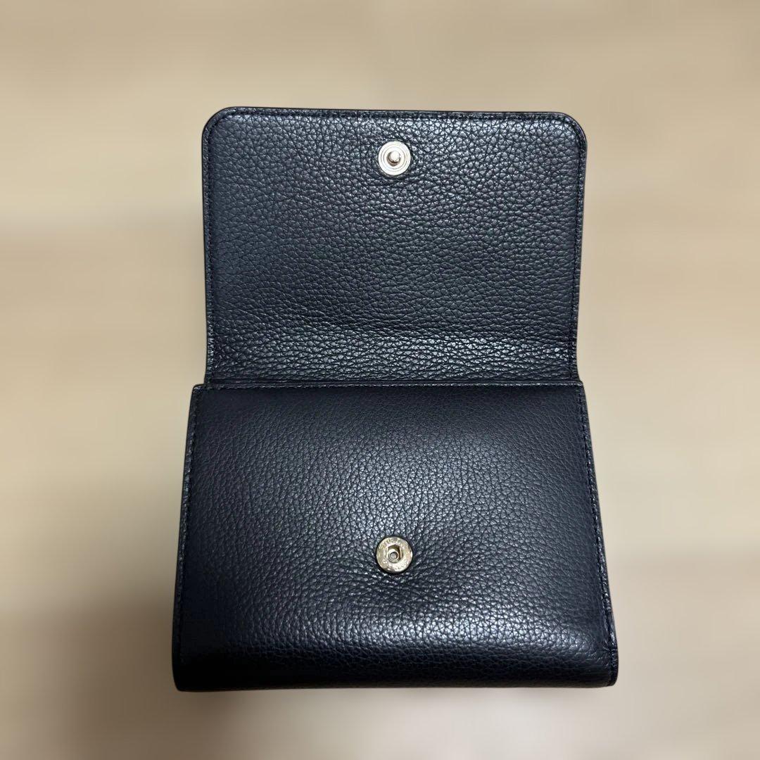 美品!!FURLA♥レザーかぶせ折り財布
