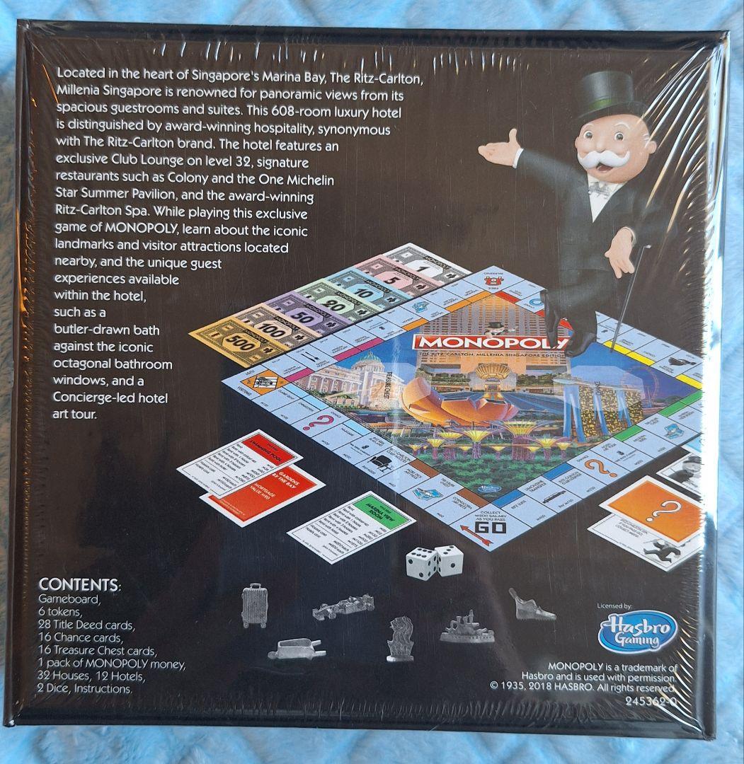 モノポリー ザ・リッツ・カールトン ミレニア シンガポール　新品未開封　レア