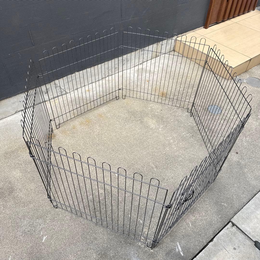 marjoram新品 犬 ペットサークル ペット60cm×62cm 6面