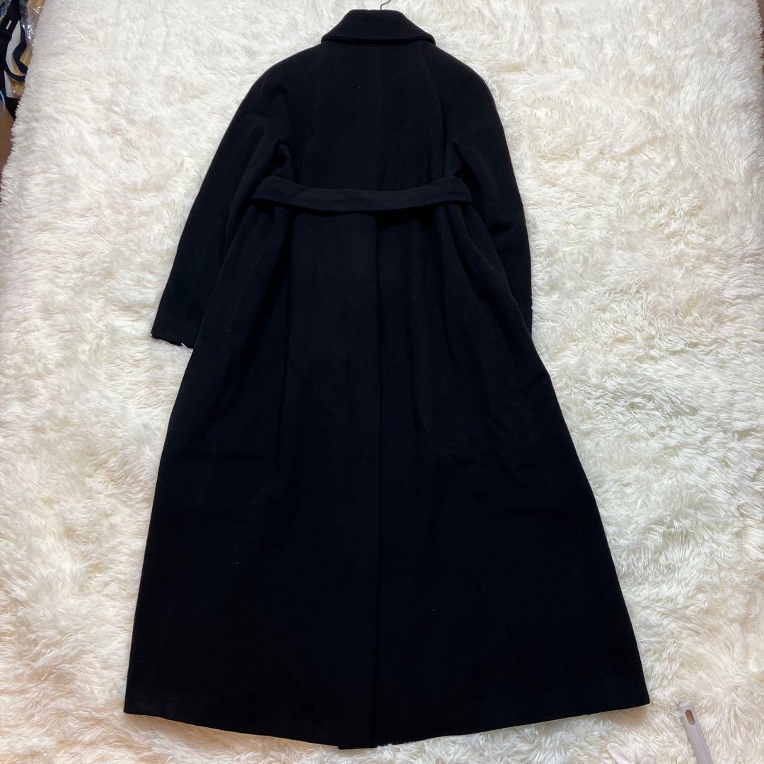 美品 アンテプリマ ロングコート カシミヤ混 イタリア製 ブラック XLサイズ