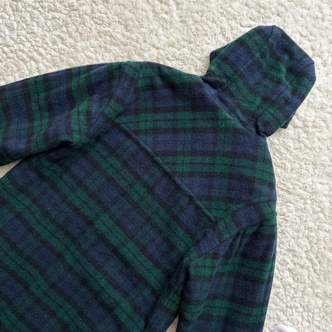 美品 80s USA製 ブラックウォッチダッフルコート S L.L.Bean