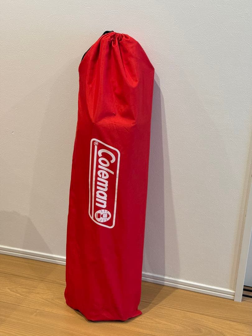 【希少品 廃盤カラーColemanレイチェア】 リクライニングチェア_レッド_