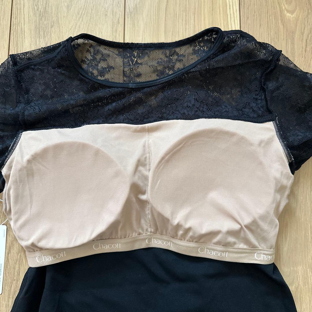 新品　チャコット　レースコンビトップ　M