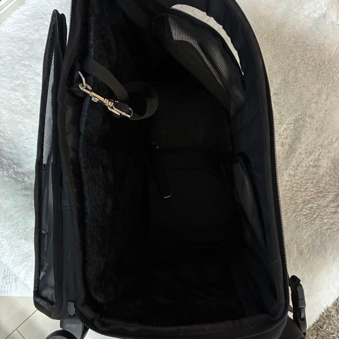 美品　Air Buggy pet Fitt ペットキャリーブラック