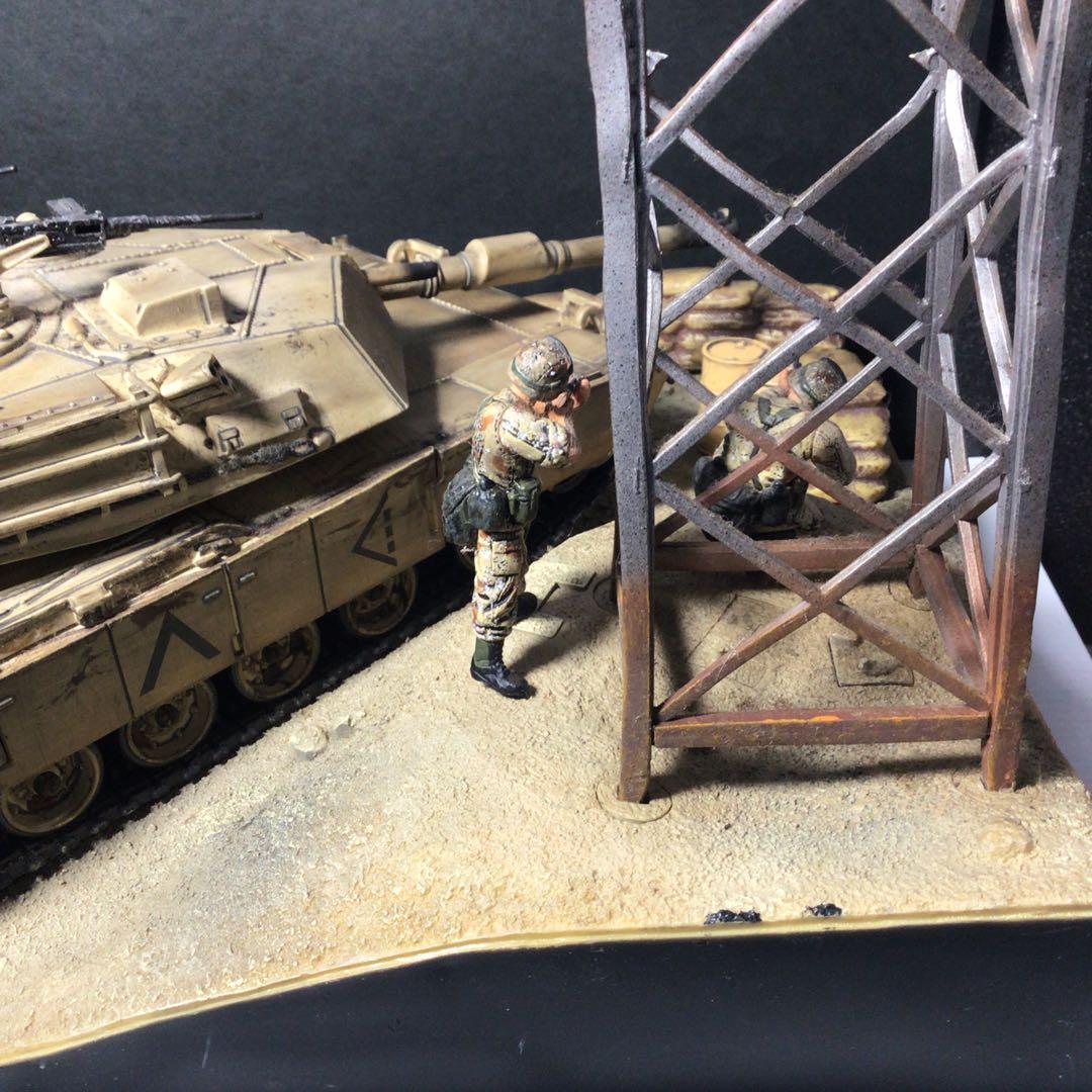 超希少品現状品forces of valor ジオラマ戦車戦争クエート解放