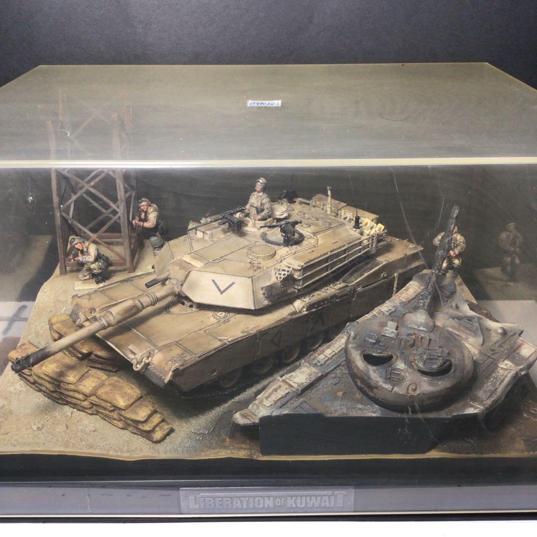 超希少品現状品forces of valor ジオラマ戦車戦争クエート解放