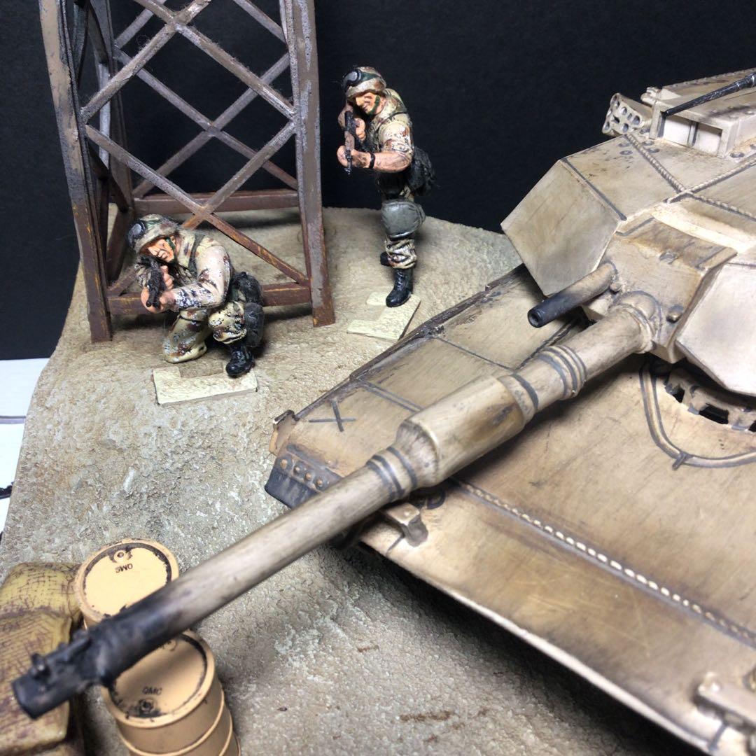 超希少品現状品forces of valor ジオラマ戦車戦争クエート解放