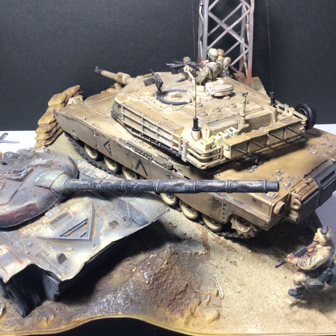 超希少品現状品forces of valor ジオラマ戦車戦争クエート解放