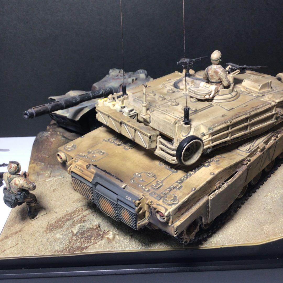 超希少品現状品forces of valor ジオラマ戦車戦争クエート解放