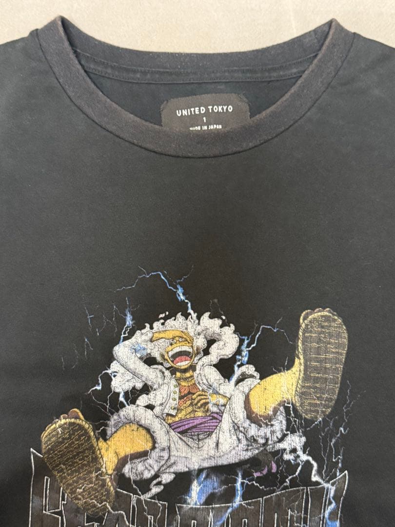 ONE PIECE ルフィ ギア5 バンド Tシャツ UNITED TOKYO