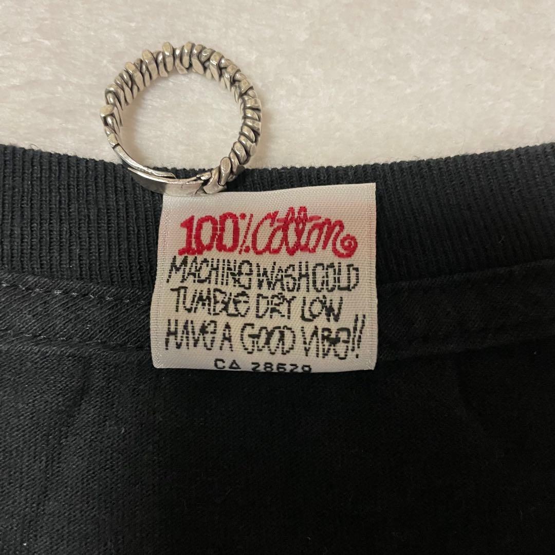 STUSSY シャドーマンTシャツ XL 黒 ビッグシルエット USA製
