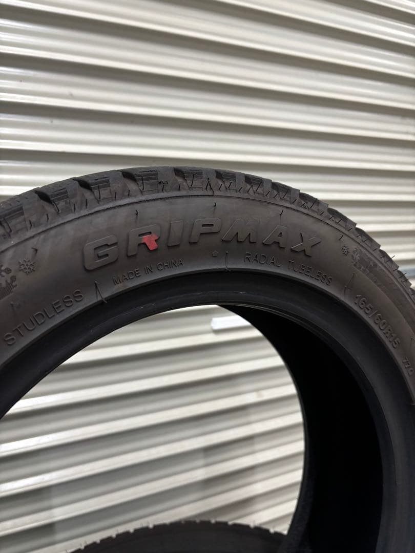 大*魂様 GRIPMAX スタッドレスタイヤ 165/60R15