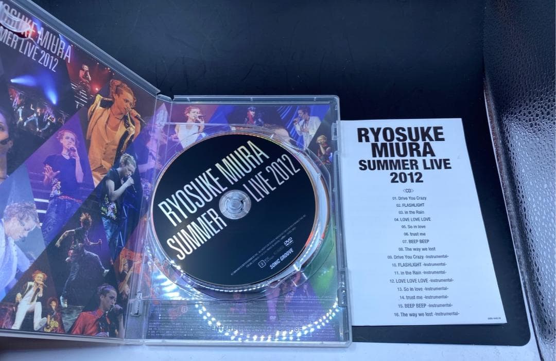三浦涼介/RYOSUKE MIURA SUMMER LIVE 2012 DVD