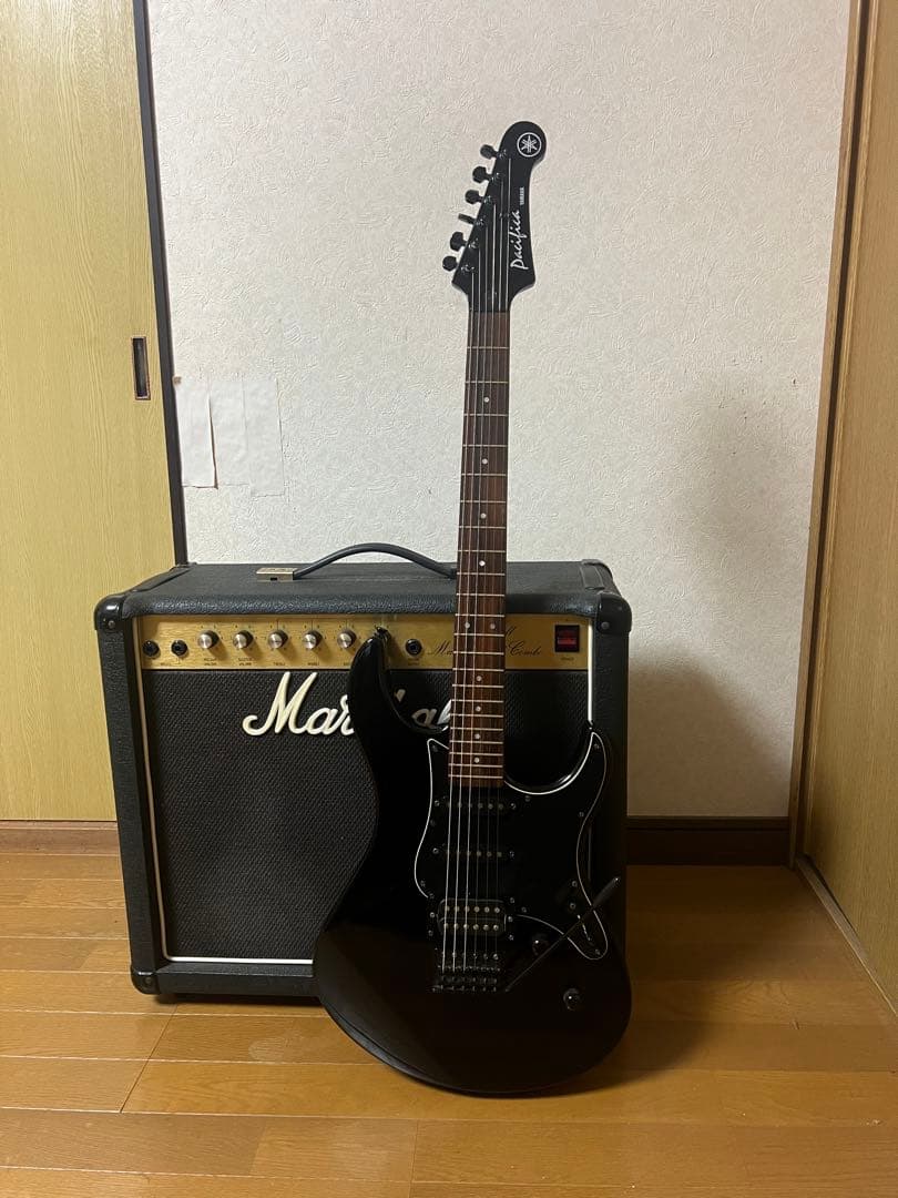 【全部黒】YAMAHA ヤマハ パシフィカ PAC112VCX 黒