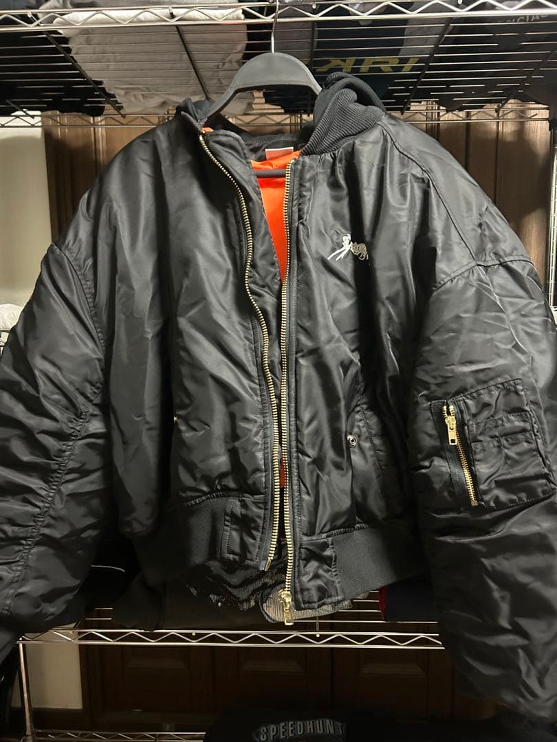 ジャケット・アウター VETEMENTS total darkness bomber jacket