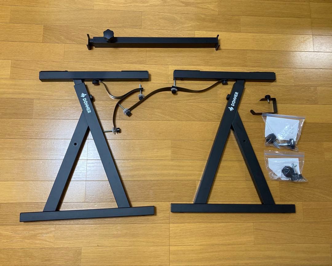 美品　Donner Ｚ型スタンド　電子ピアノ・キーボード用