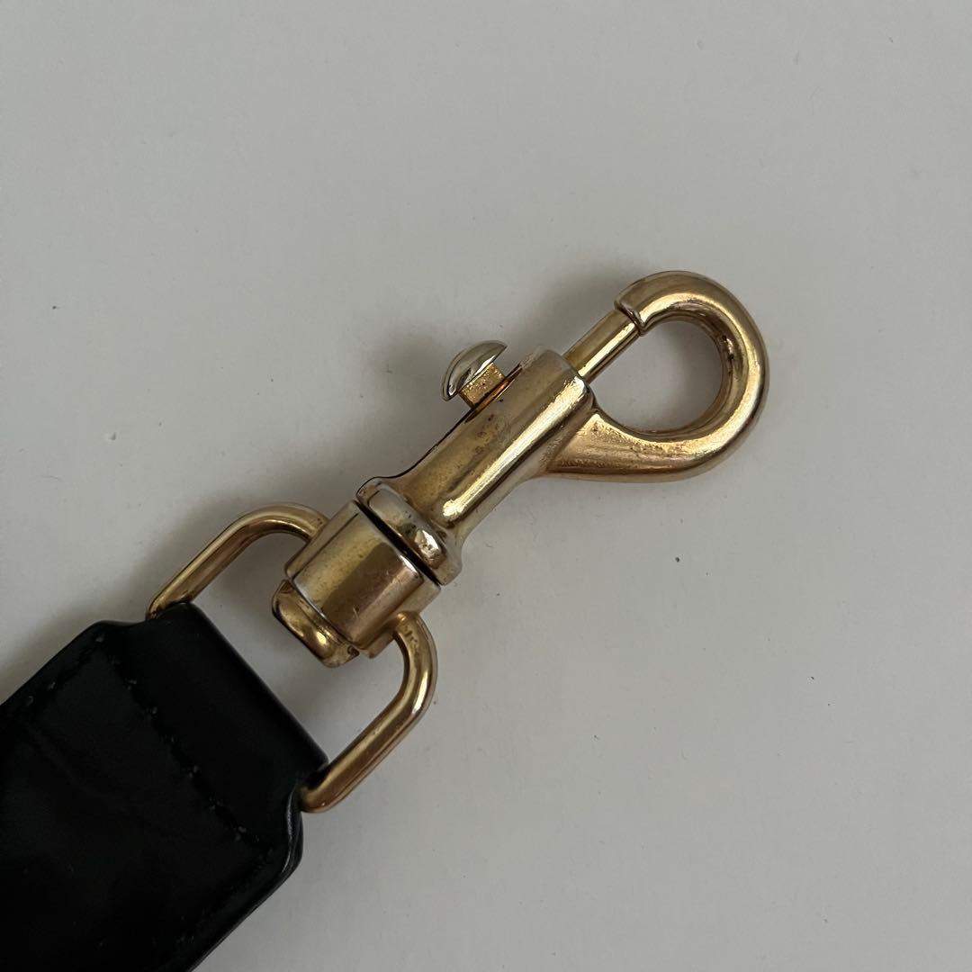 LOEWE ロエベ ヴィンテージ アナグラム ブラック レザー ボストンバッグ